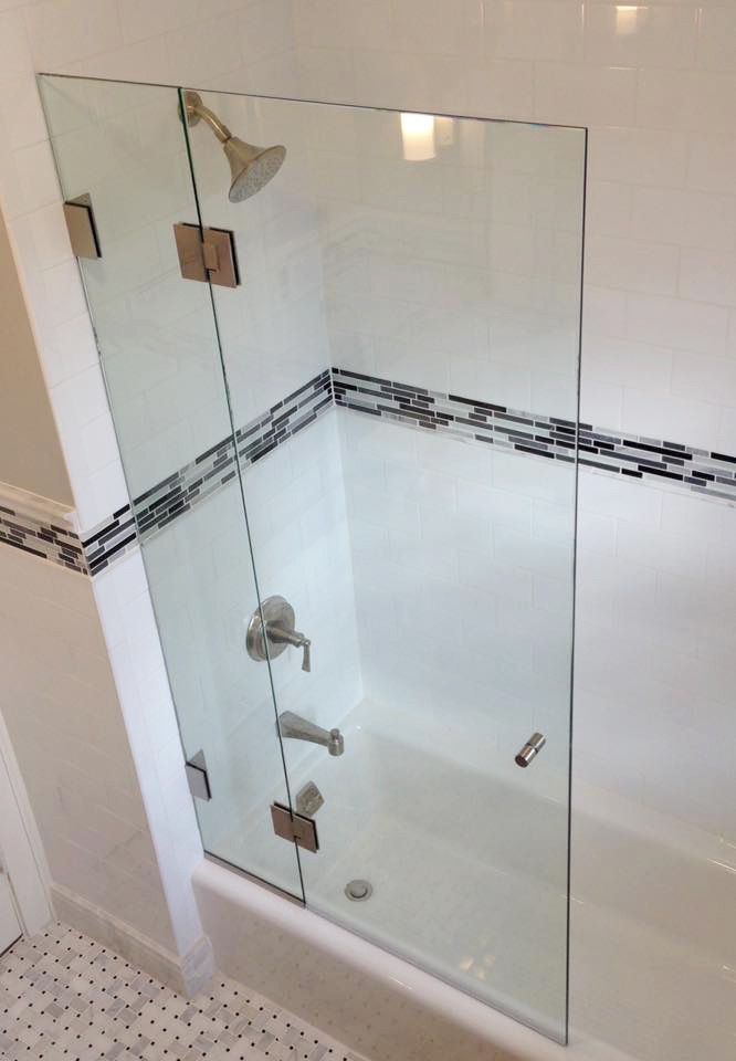 Custom Glass Shower Door Remodeling in Orland Park, IL by AMG Proline