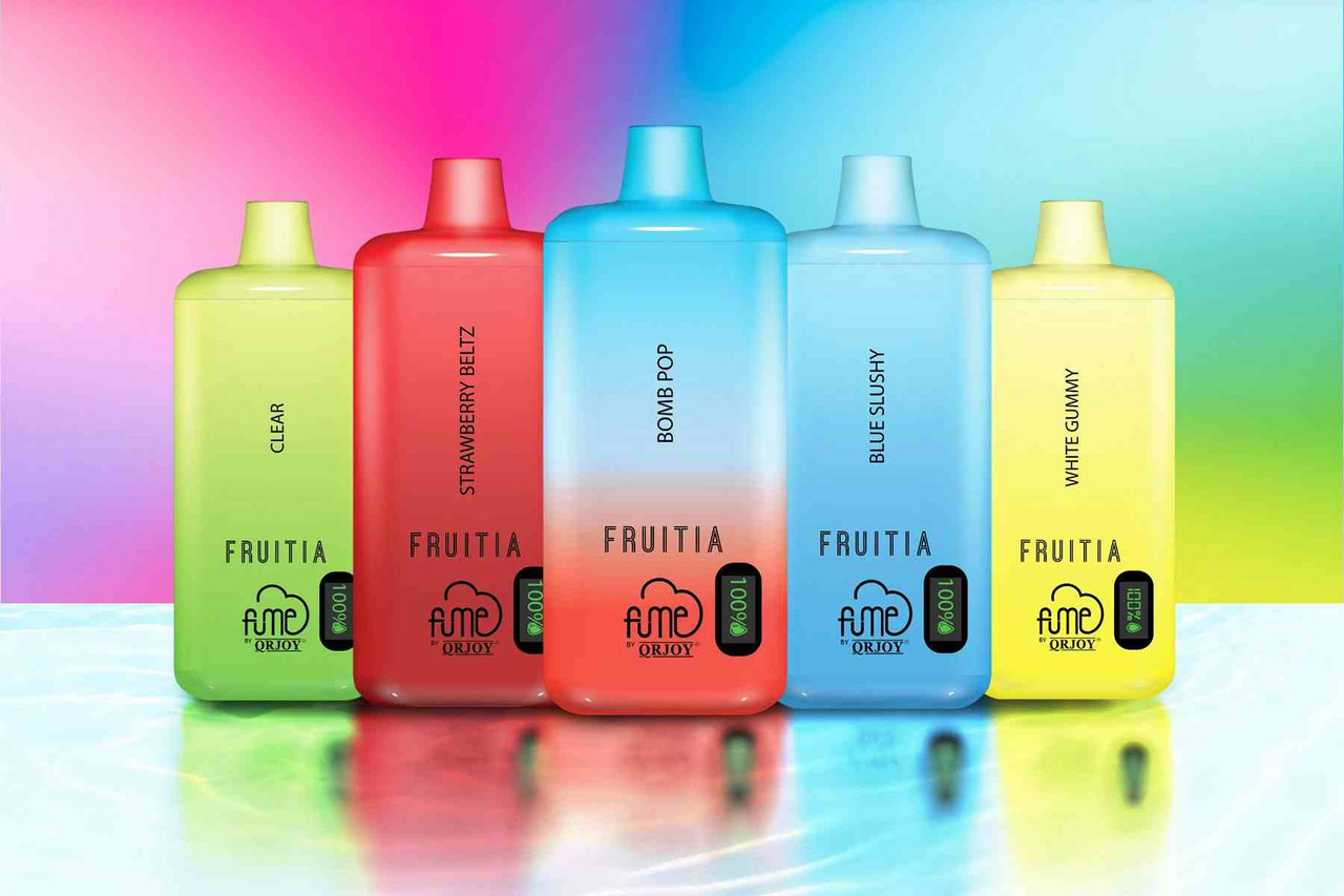 FRUITIA X FUME 5% NICOTINE 18ML 8000 PUFFS DISPOSABLE VAPE