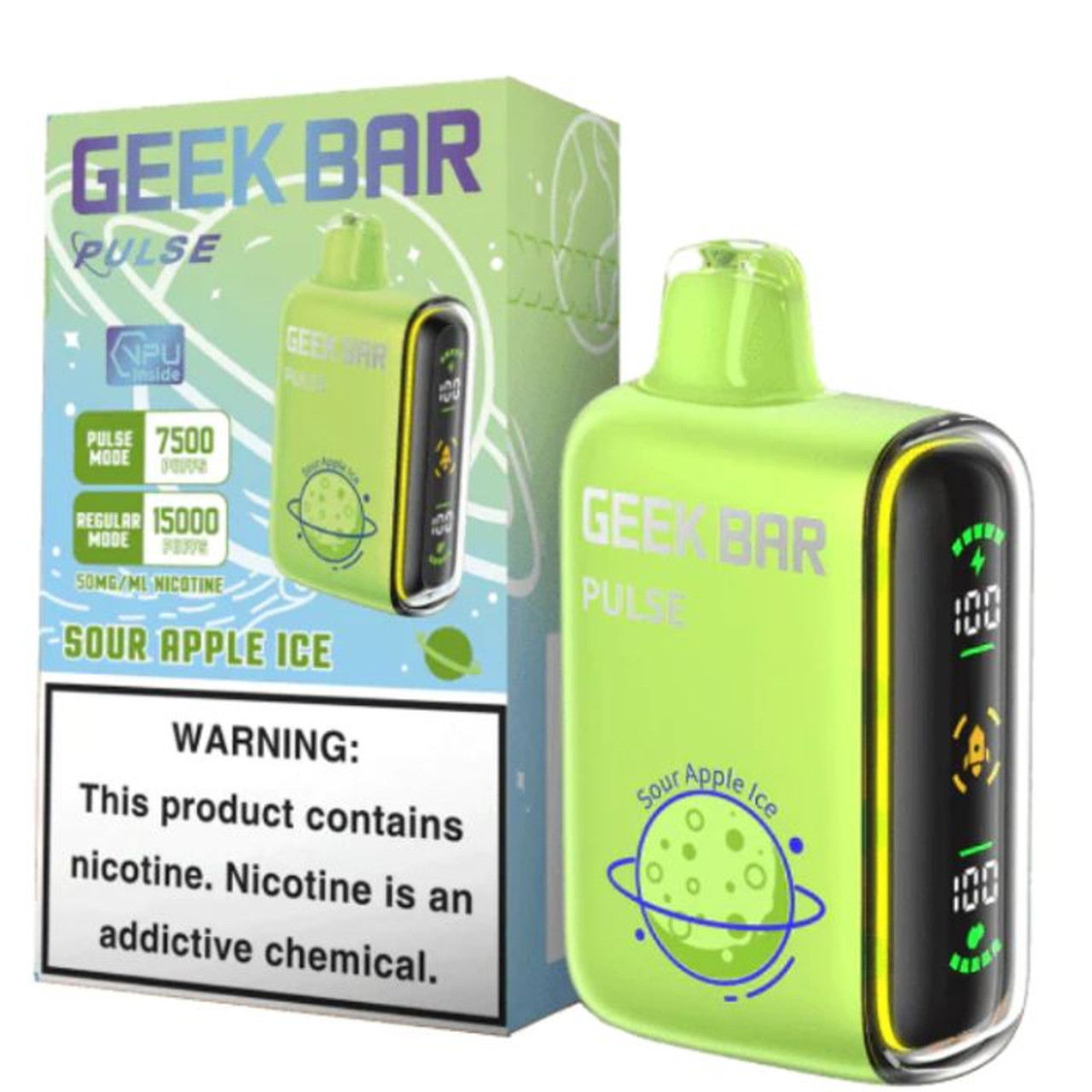 GEEK BAR PULSE 16ML 15000 PUFFS RECHARGEABLE DISPOSABLE VAPE