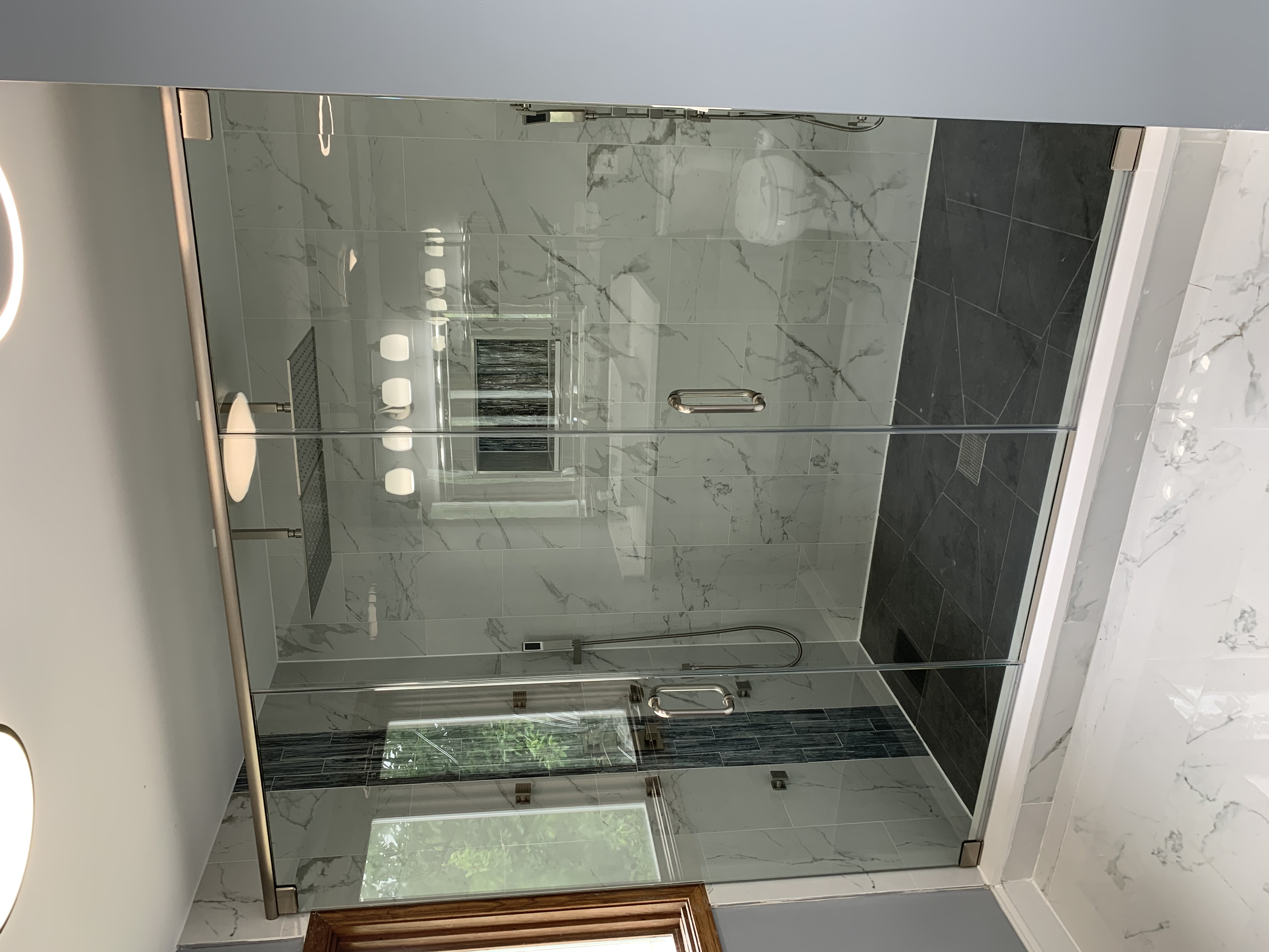 Custom Glass Shower Door Installations in Wicker Park, IL by AMG Proline