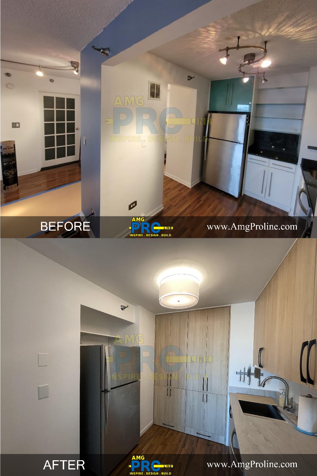 Wrigleyville Kitchen Remodeling by AMG PROLINE