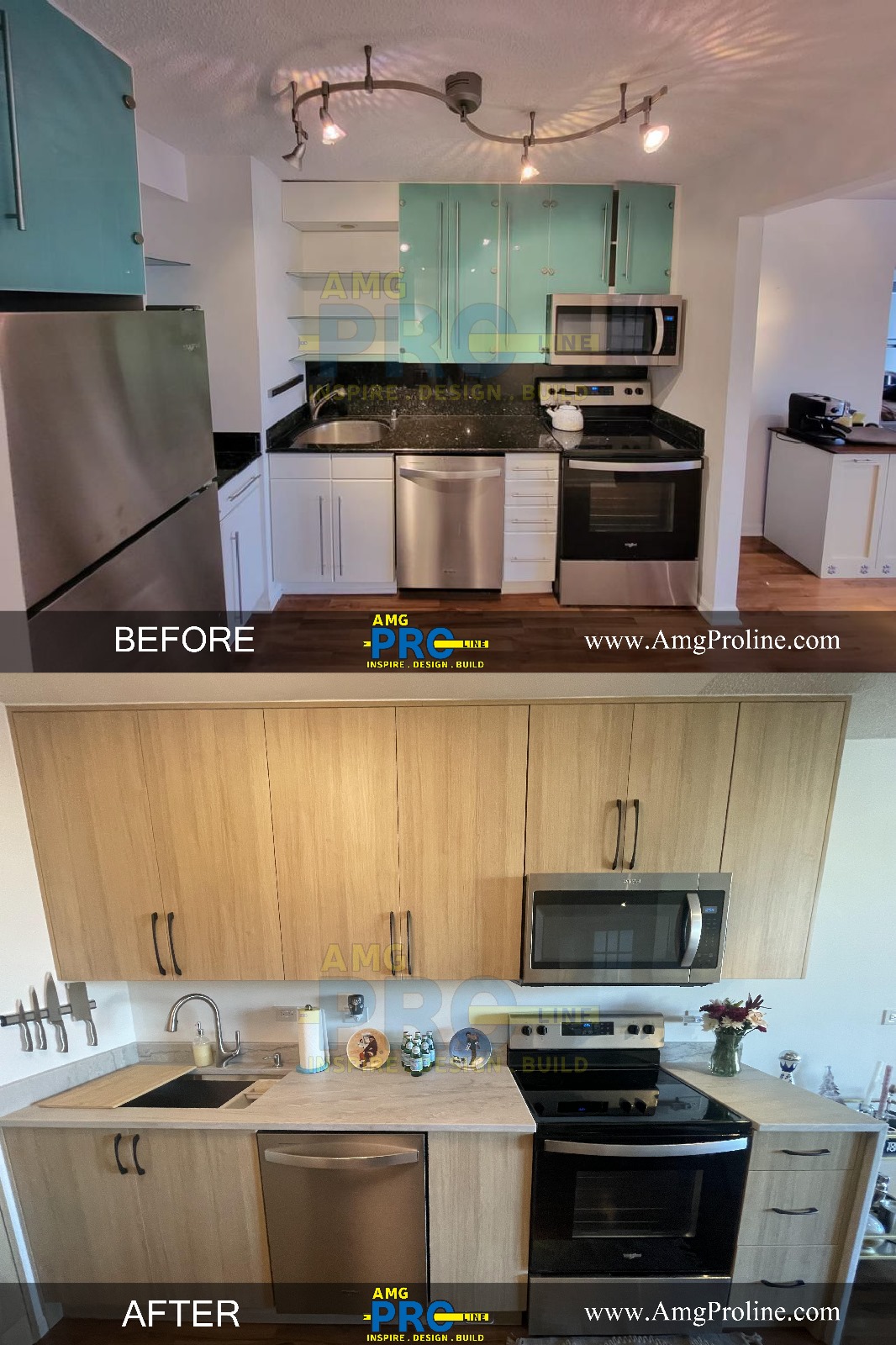 Wrigleyville Kitchen Remodeling by AMG PROLINE