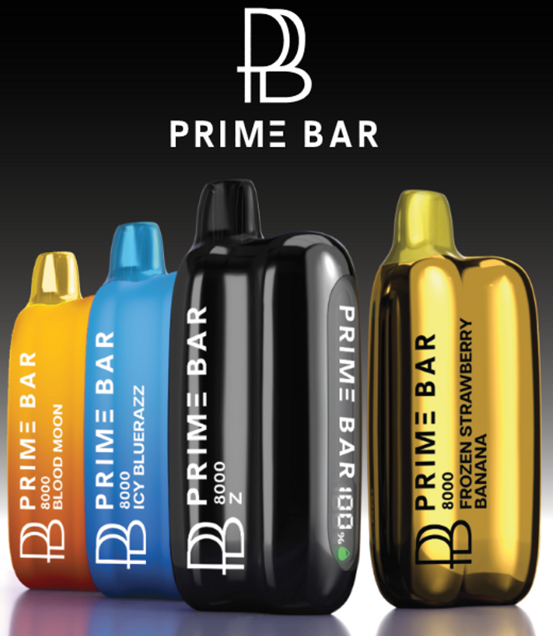 PRIME BAR 5% NICOTINE 15ML 8,000 PUFFS DISPOSABLE VAPE