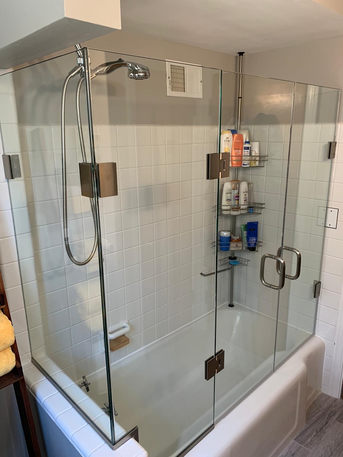 Luxurious Glass Shower Door Upgrades in Gold Coast, IL by AMG Proline