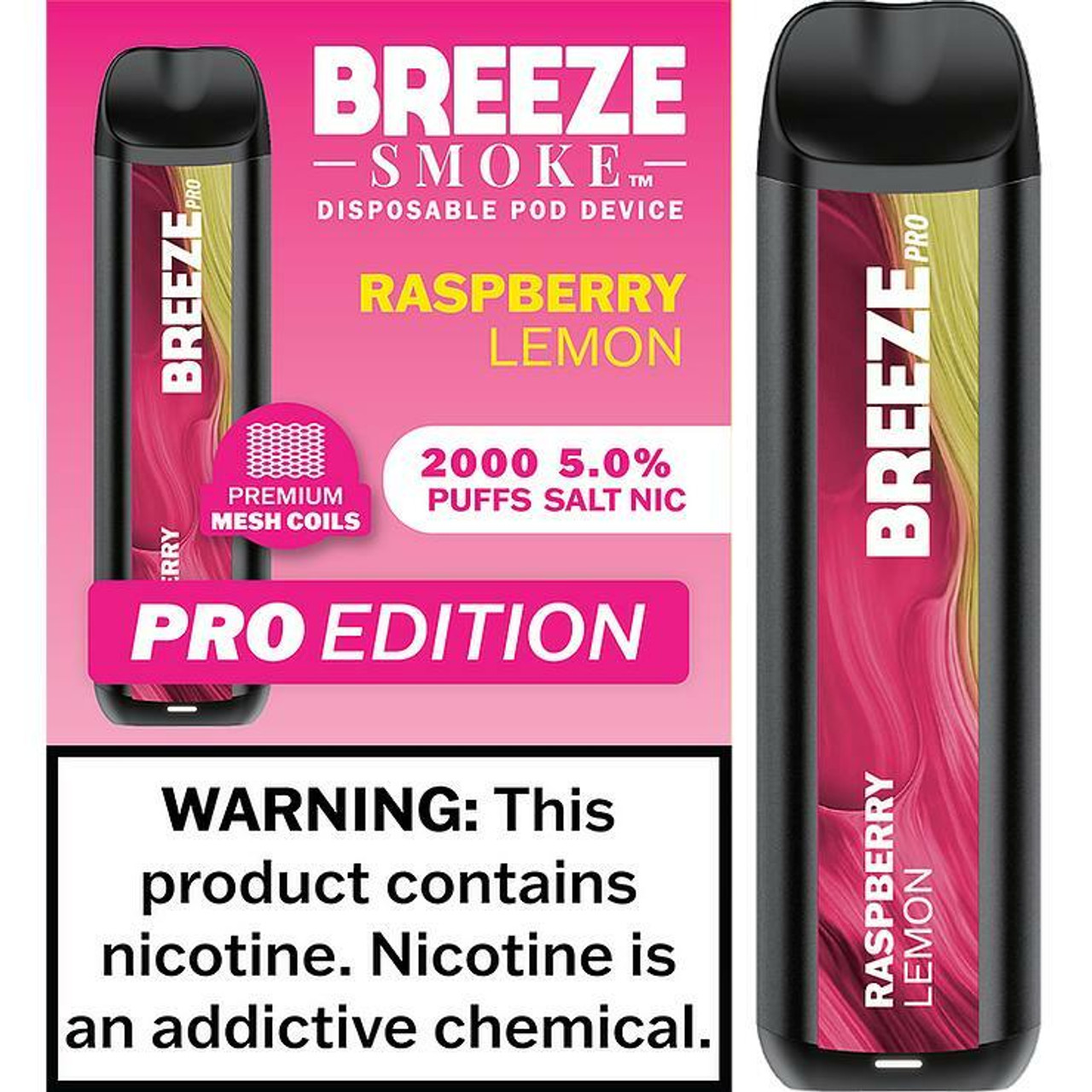 BREEZE SMOKE PRIME EDITION 10ML DISPOSABLE 5% NIC 6000 PUFFS