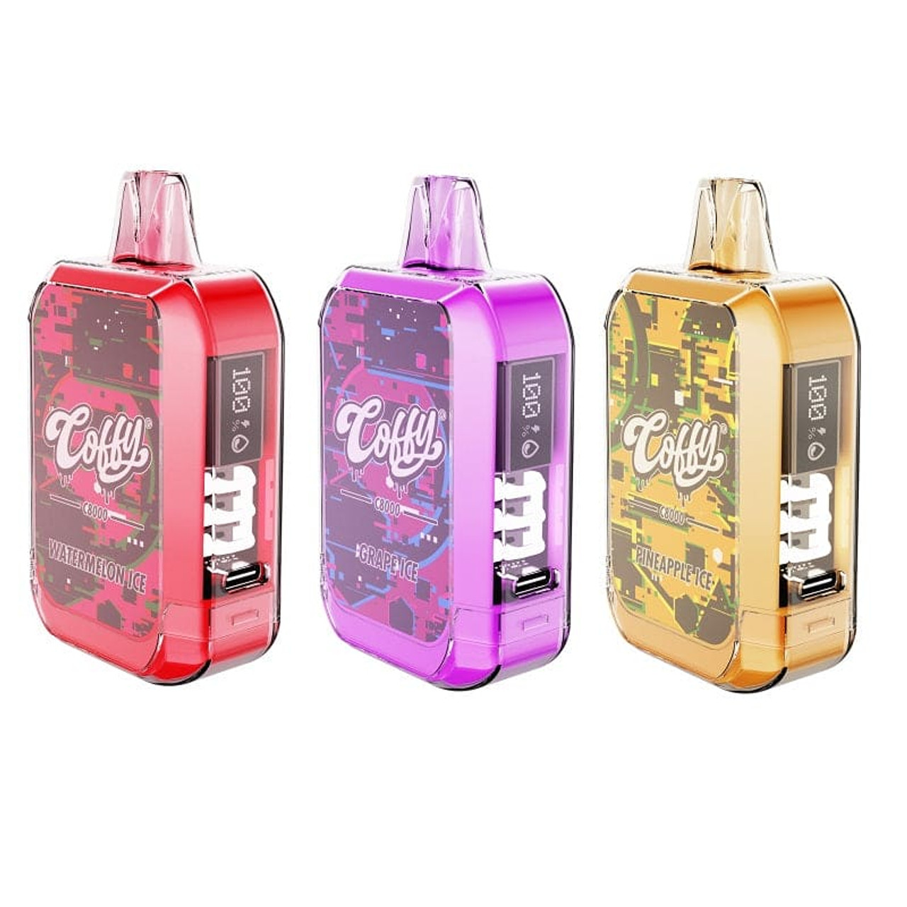 COFFY C8000 15ML 8000 Puffs 5% Nic Rechargeable Disposable Vape