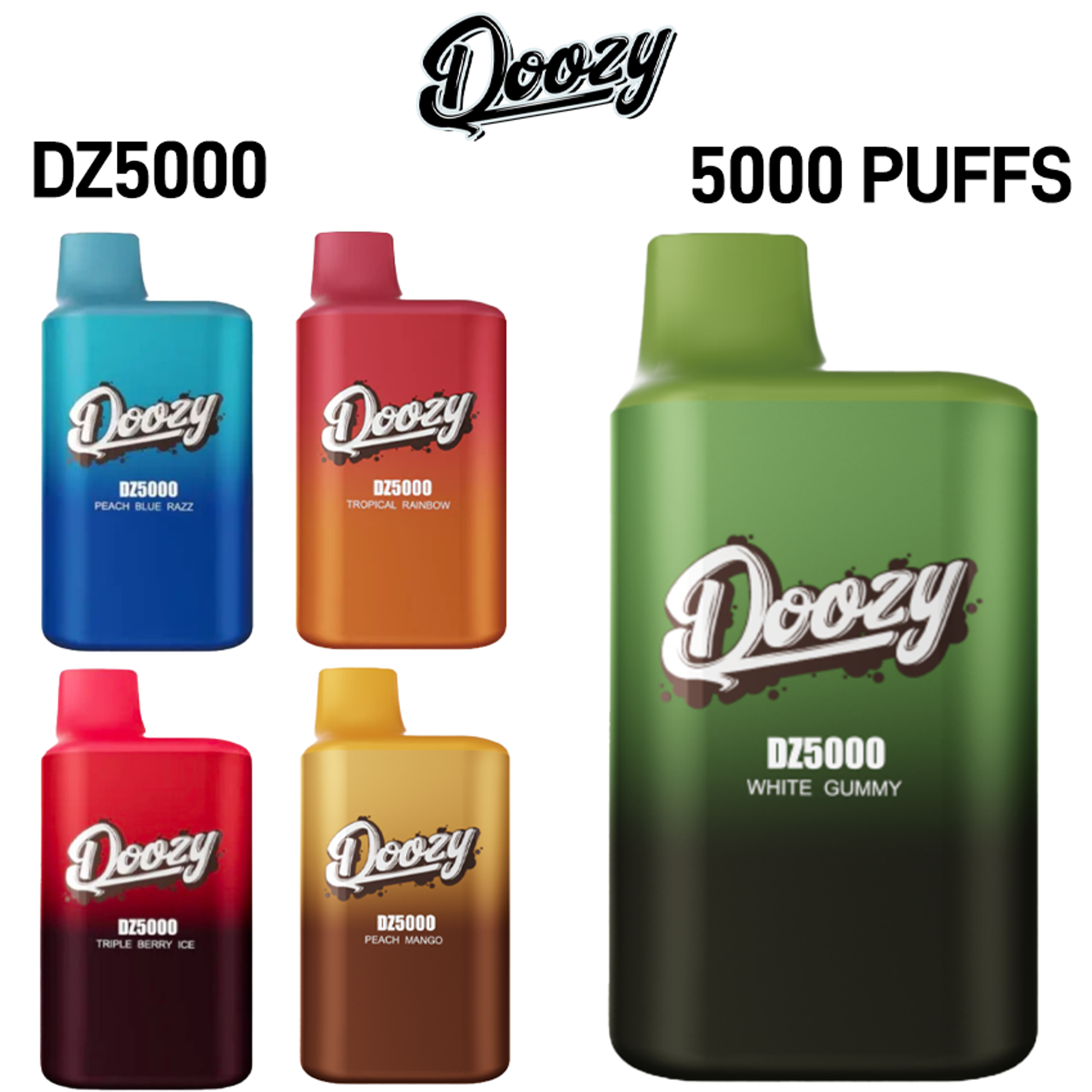 DOOZY DZ5000 POWERED BY MR FOG 5% NICOTINE DISPOSABLE DEVICE 10ML