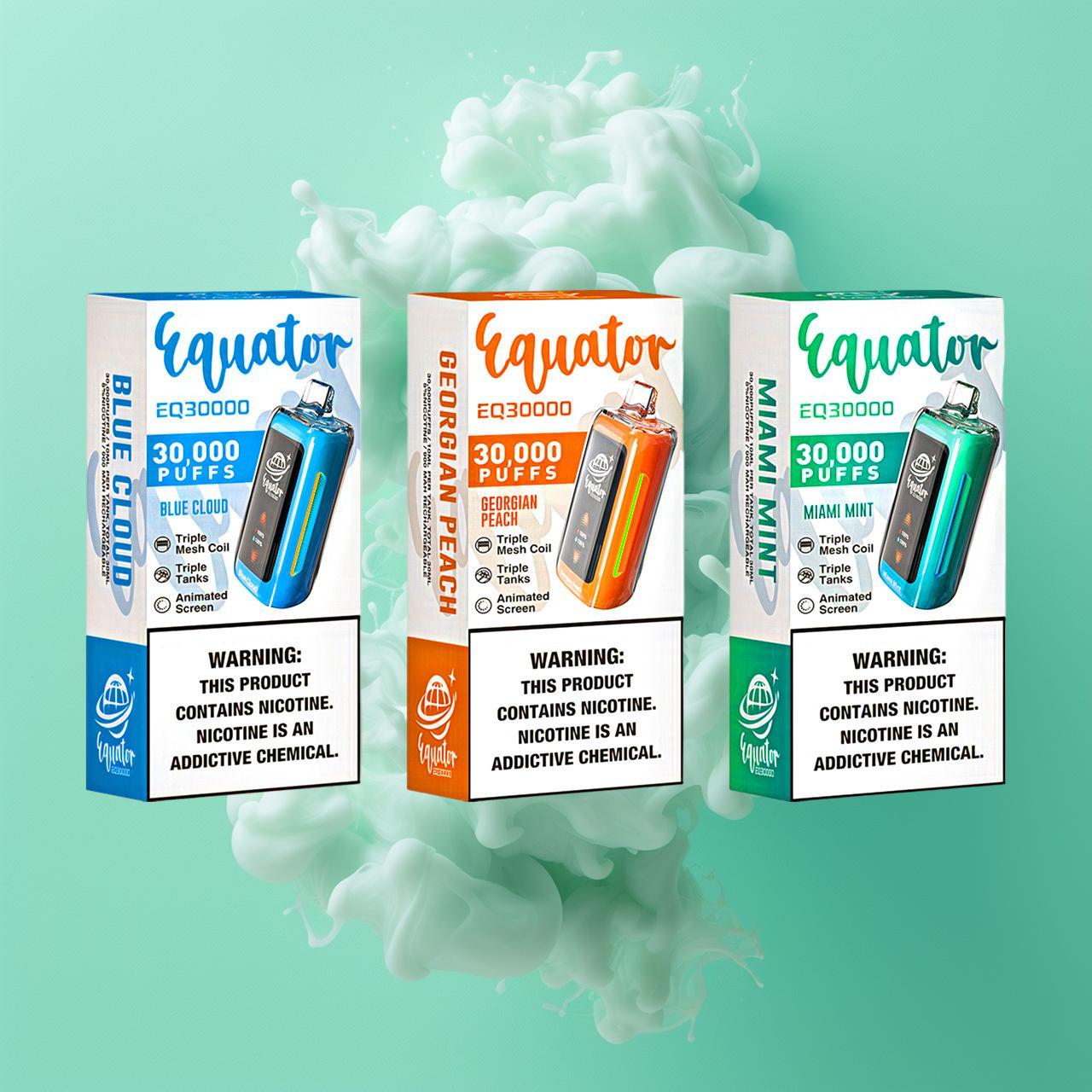 EQUATOR EQ30000 PUFFS 30ML 5% NICOTINE DISPOSABLE VAPE 30000 PUFFS