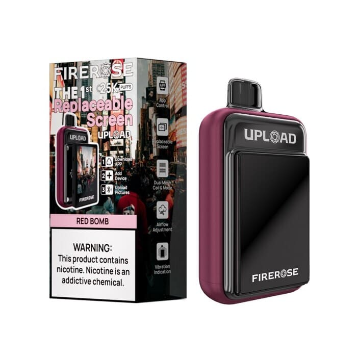 FIREROSE UPLOAD 5% NICOTINE 25,000 PUFFS DISPOSABLE VAPE