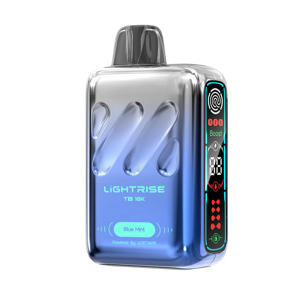 LIGHTRISE TB18K *POWERED BY LOST VAPE* 5% NICOTINE 18,000 PUFFS DISPOSABLE VAPE 18ML