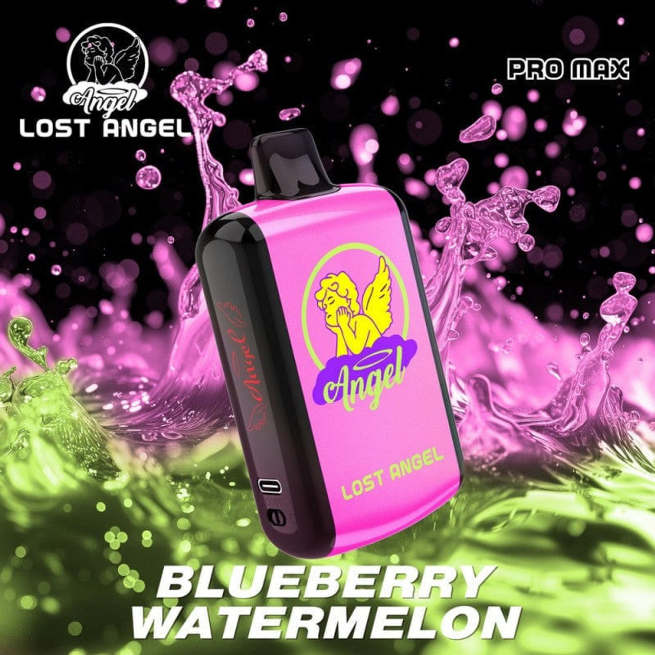 LOST ANGEL PRO MAX 5% NICOTINE 20,000 PUFFS 16ML DUAL SCREEN DISPOSABLE VAPE