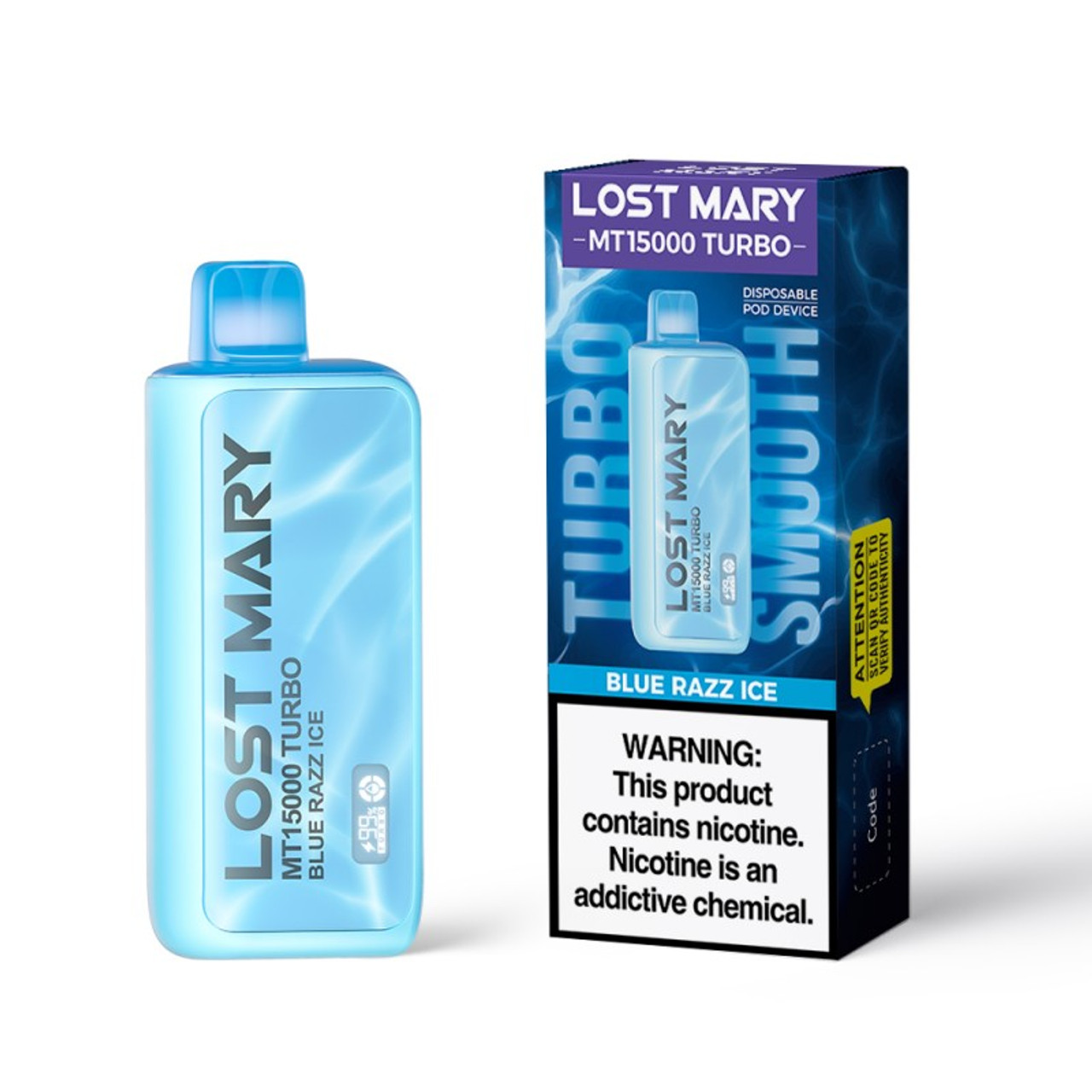 LOST MARY MT15000 5% NICOTINE TURBO DISPOSABLE VAPE 15000 PUFF