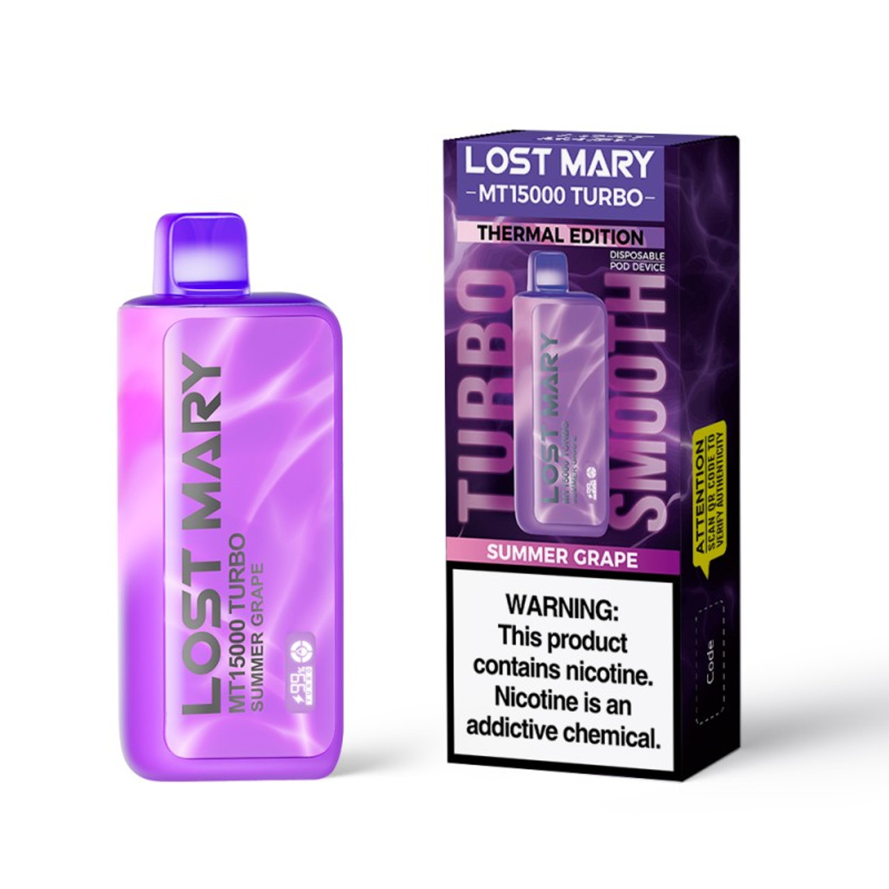 LOST MARY MT15000 5% NICOTINE TURBO DISPOSABLE VAPE 15000 PUFF