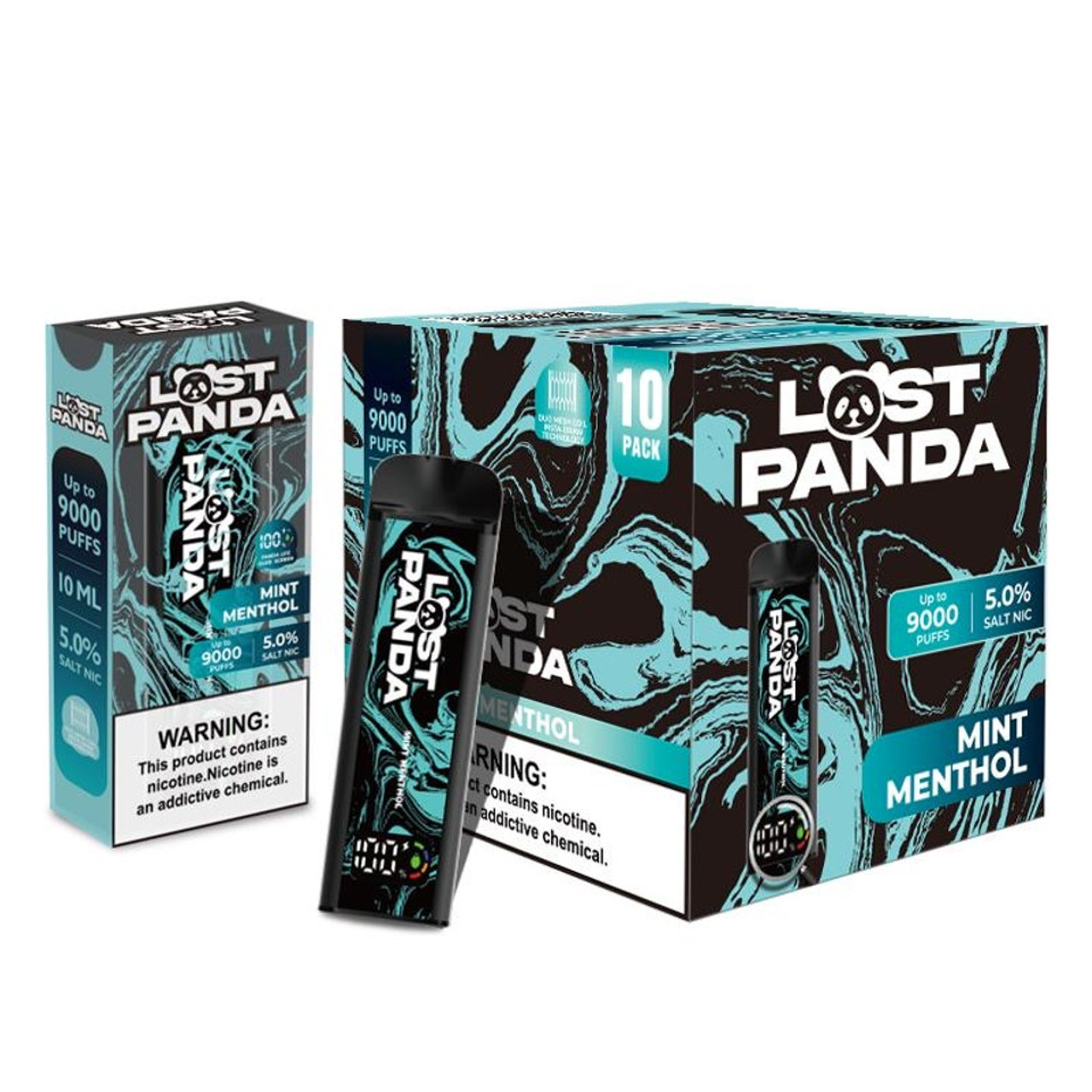 LOST PANDA 5% RECHARGEABLE DISPOSABLE VAPE 9000 PUFFS