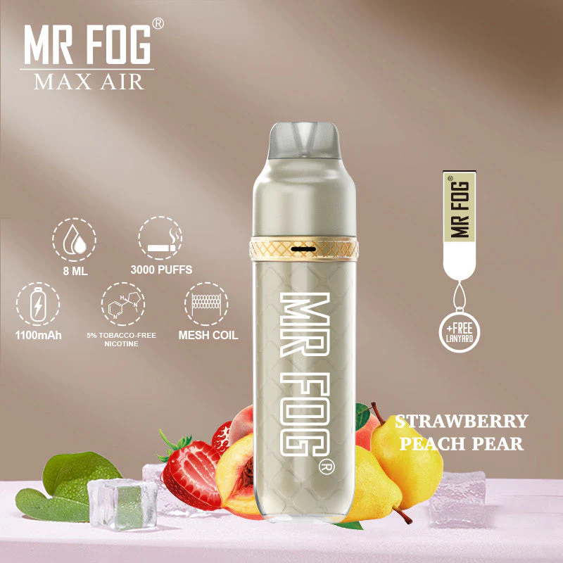 MR FOG MAX AIR 5% TOP AIRFLOW DISPOSABLE DEVICE 7ML 3000 PUFFS