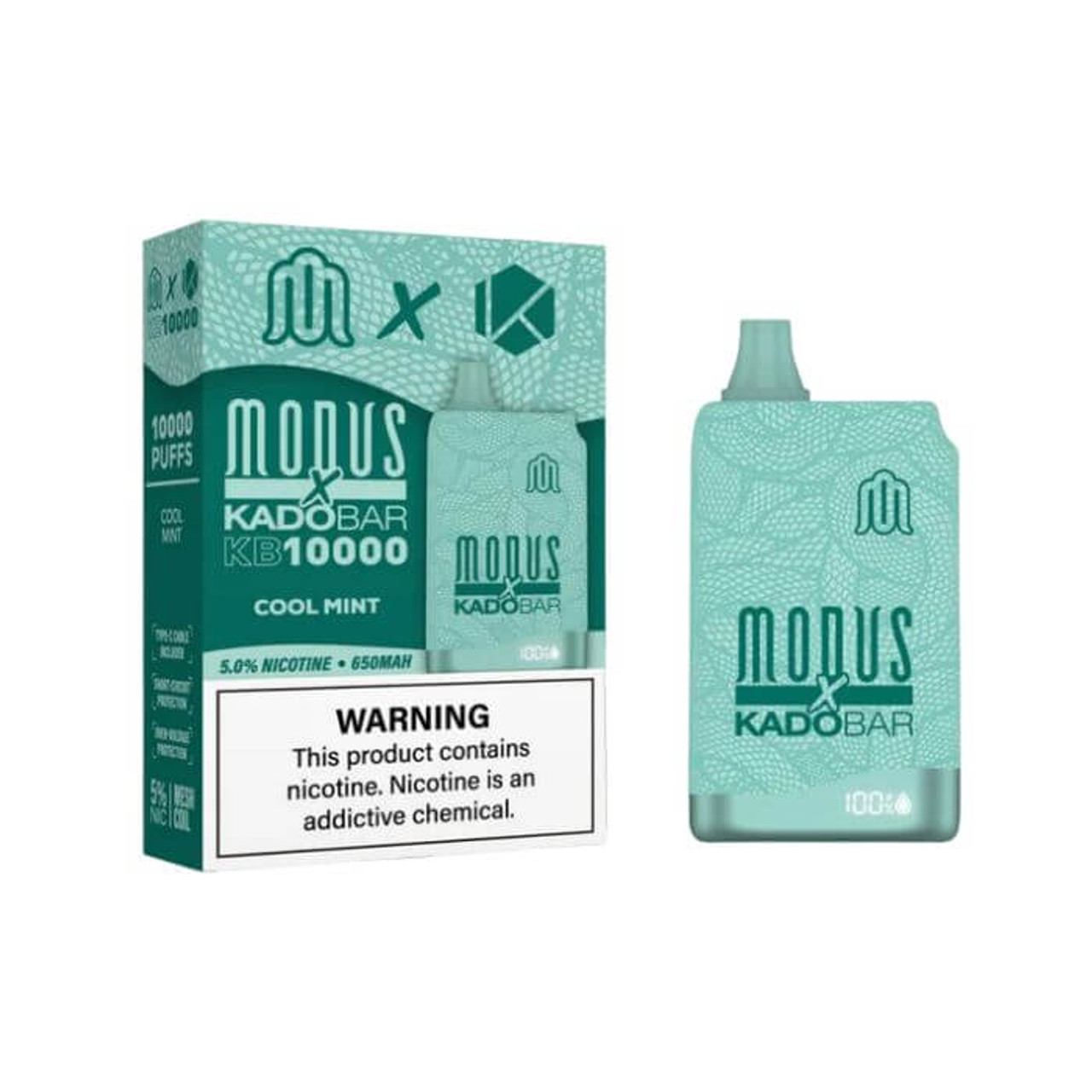 MODUS X KADO BAR 5% NICOTINE 10,000 PUFFS DISPOSABLE VAPE 