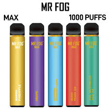 MR FOG MAX 1000 PUFFS 5% NICOTINE DISPOSABLE VAPE