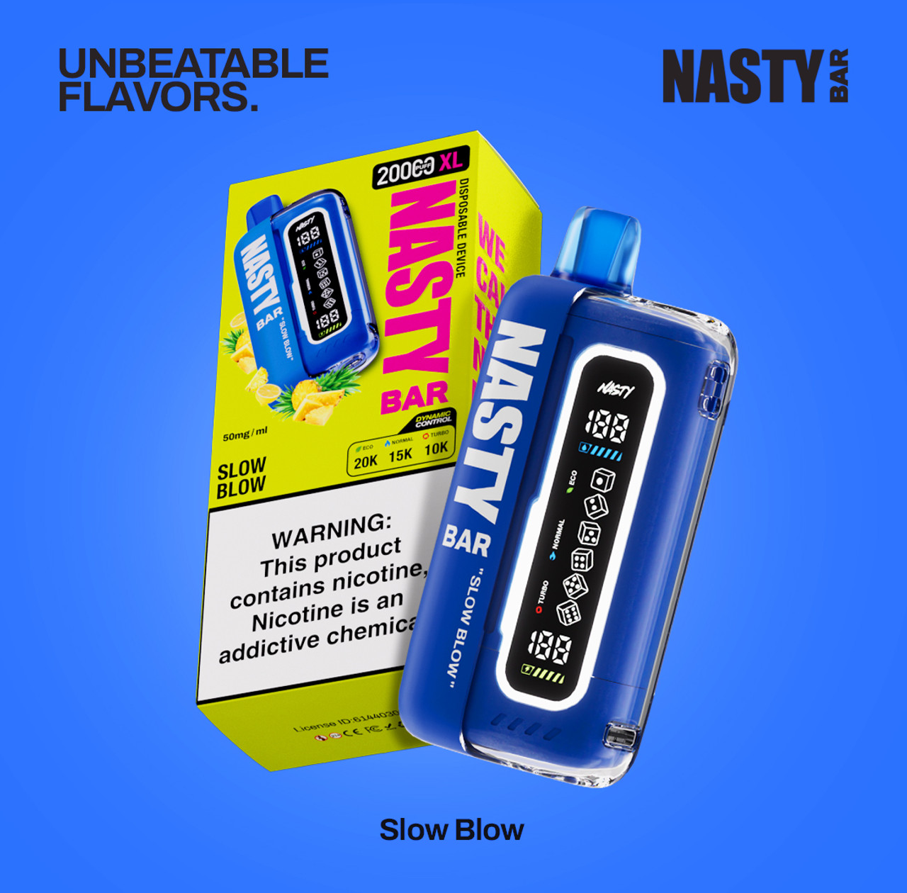 NASTY BAR XL DR20KI 17ML 20,000 PUFFS 5% NICOTINE DISPOSABLE VAPE