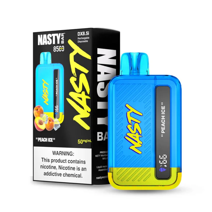 NASTY BAR DX8.5I 17ML 8500 PUFFS 5% NIC RECHARGEABLE DISPOSABLE VAPE