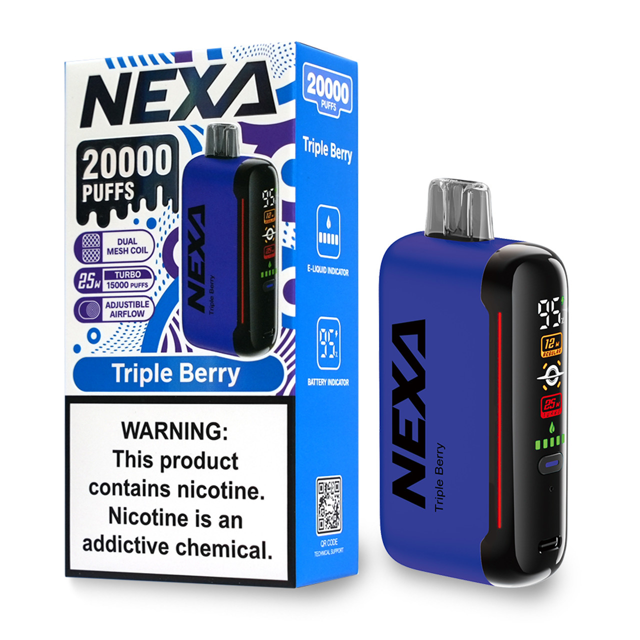 NEXA N20000 5% NICOTINE 20ML 20000 PUFFS DISPOSABLE VAPE