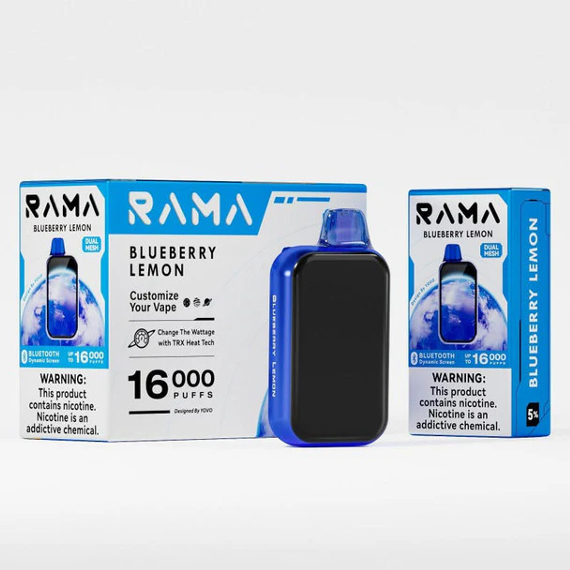 RAMA TL16000 15ML 16,000 PUFFS BLUETOOTH DISPOSABLE VAPE