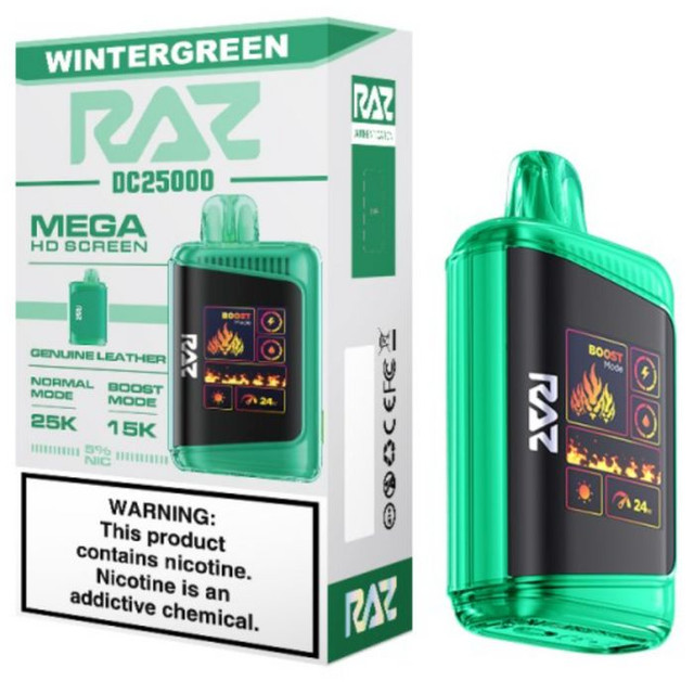 RAZ DC25000 5% NICOTINE DISPOSABLE VAPE 25,000 PUFFS 16ML