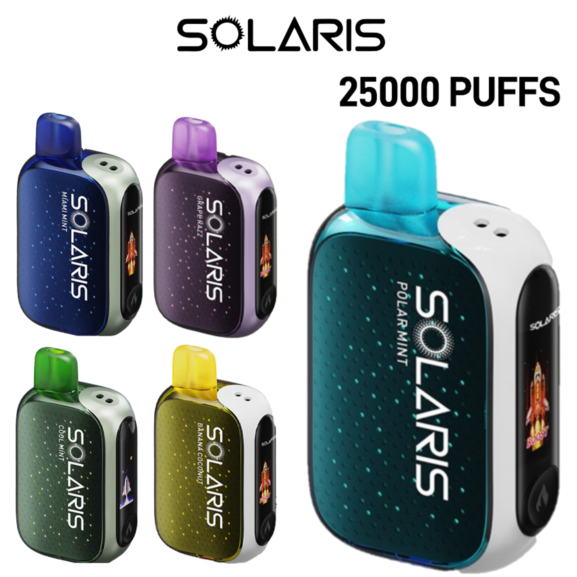 SOLARIS 25,000 PUFFS DISPOSABLE VAPE