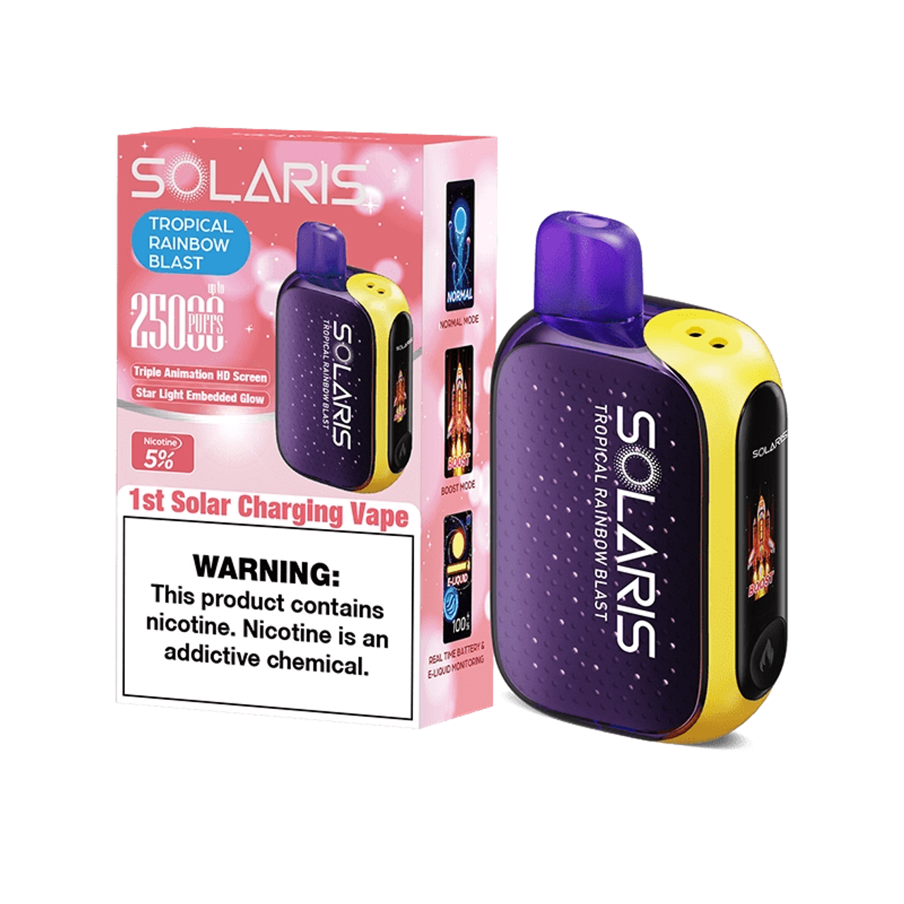 SOLARIS 25,000 PUFFS DISPOSABLE VAPE