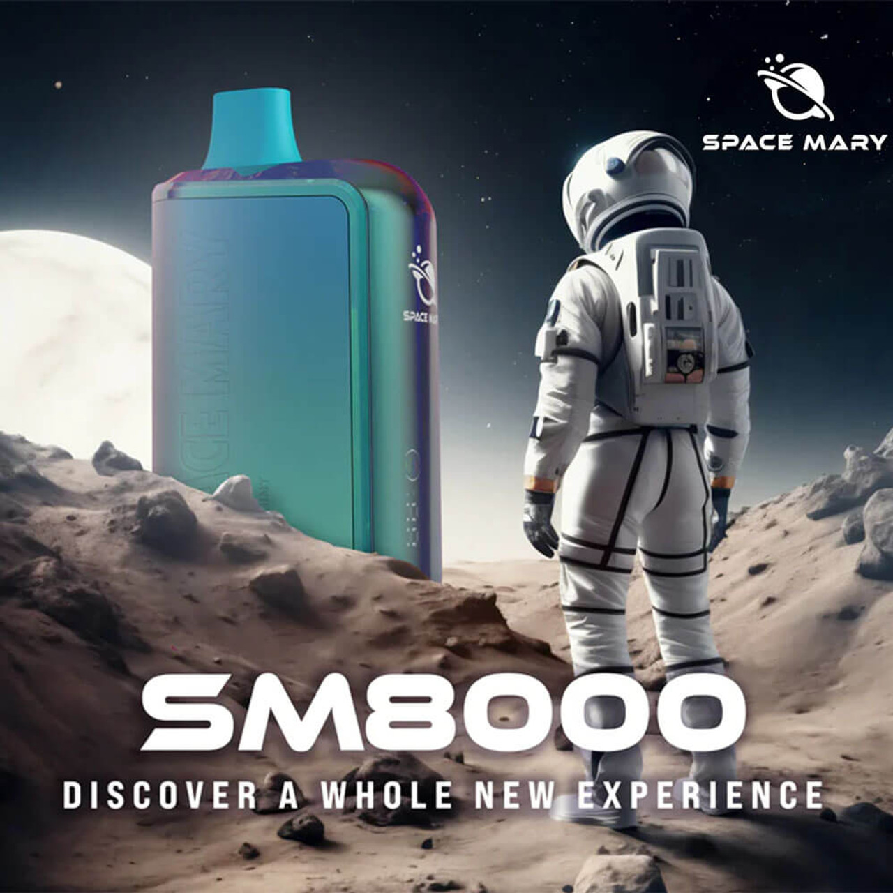 SPACE MARY SM8000 5% NICOTINE DISPOSABLE VAPE 8000 PUFFS