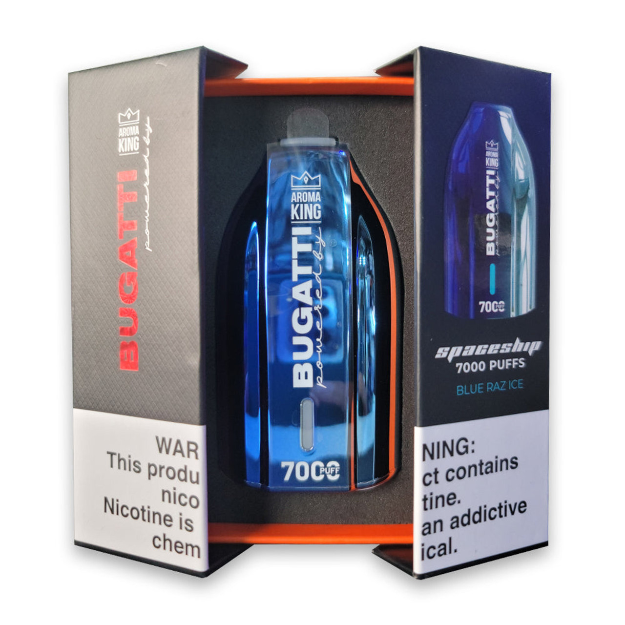 BUGATTI SPACESHIP 5% 7000 PUFFS DISPOSABLE VAPE 15ML