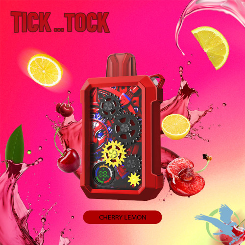 TICK TOCK 16ML 25,000 PUFFS 5% NICOTINE DISPOSABLE VAPE WITH ROTATING GEARS AND DYNAMIC SCREEN 