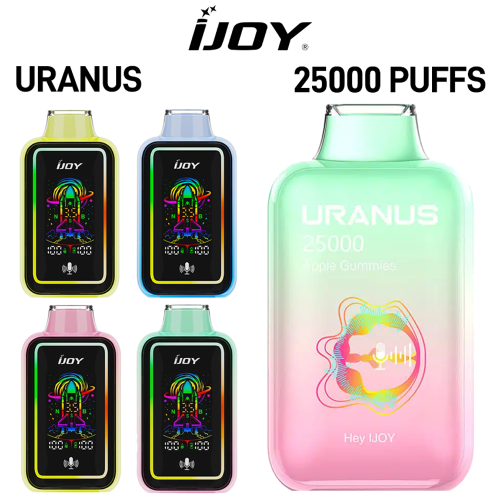 IJOY URANUS 5% NICOTINE 25000 PUFFS 20ML DISPOSABLE VAPE