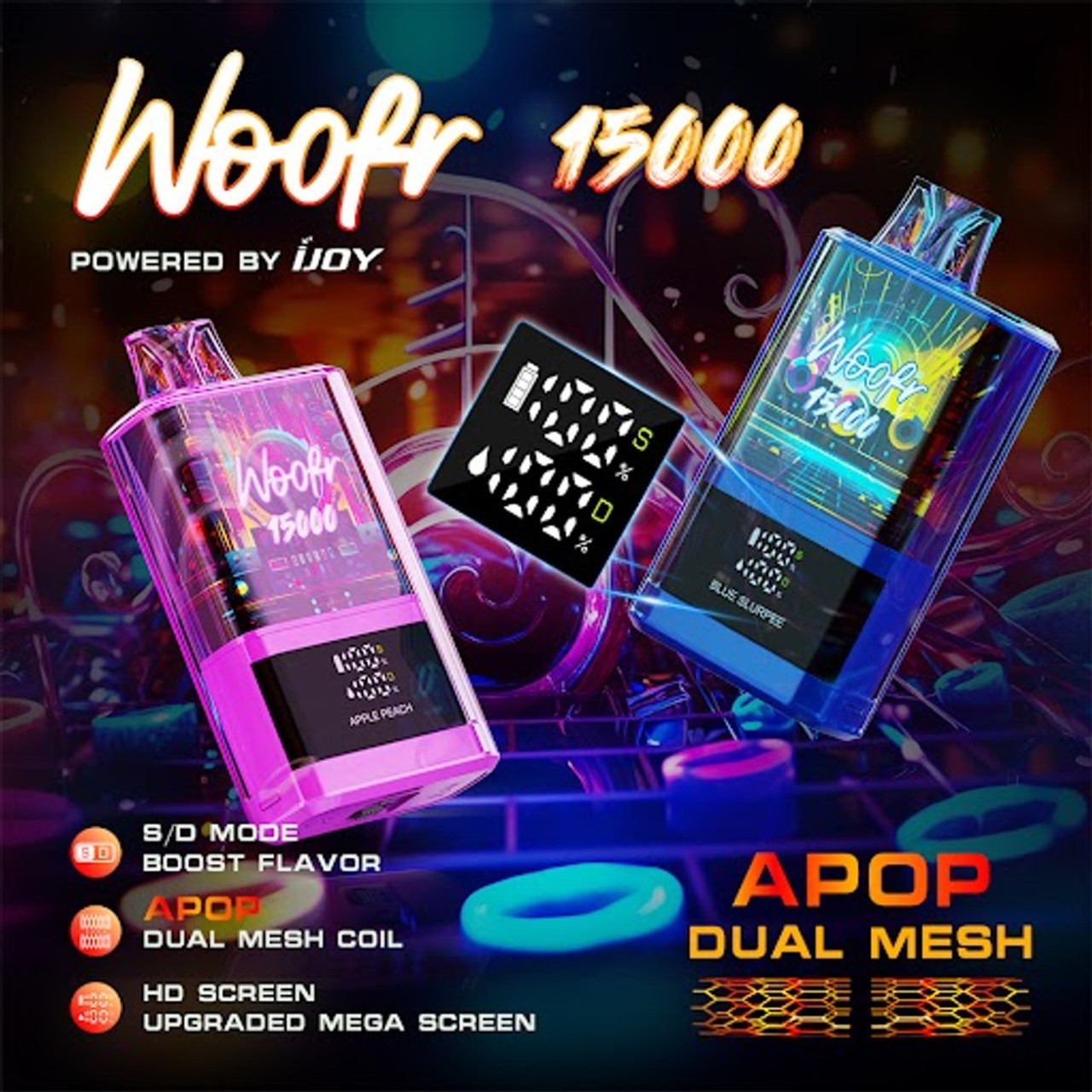 WOOFR 15000 BY IJOY 20ML 15000 PUFFS DISPOSABLE VAPE